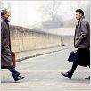 El hombre del tren : foto Jean Rochefort, Johnny Hallyday