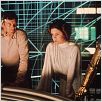 Star wars: Episodio IV - Una nueva esperanza (La guerra de las galaxias) : foto Anthony Daniels, Carrie Fisher, George Lucas