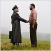 Malditos bastardos : foto Christoph Waltz, Denis Ménochet, Quentin Tarantino
