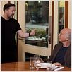 Larry David : foto Larry David, Ricky Gervais