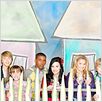 Sunny entre Estrellas : foto Allisyn Ashley Arm, Brandon Smith, Demi Lovato, Doug Brochu, Sterling Knight