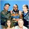 El Equipo A : foto Dirk Benedict, Dwight Schultz, George Peppard, Melinda Culea, Mr. T