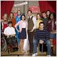 Glee : foto Amber Riley, Chris Colfer, Cory Monteith, Dianna Agron, Jane Lynch