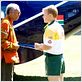 Invictus : foto Clint Eastwood, Matt Damon, Morgan Freeman