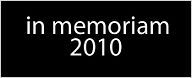 In memoriam 2010
