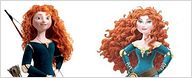 'Brave': críticas a Disney por haber transformado el físico de Mérida 