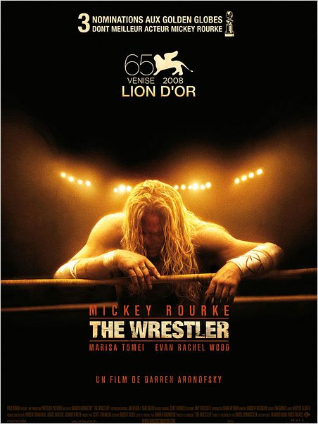 El luchador : cartel Darren Aronofsky, Mickey Rourke