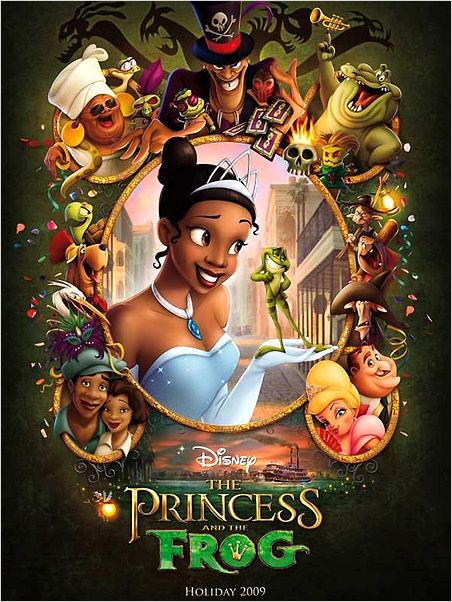 Tiana y el sapo : cartel John Musker, Ron Clements