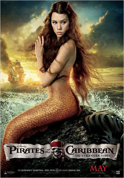 Piratas del Caribe: En mareas misteriosas : cartel Astrid Berges-Frisbey, Rob Marshall