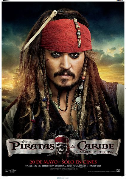 Piratas del Caribe: En mareas misteriosas : cartel