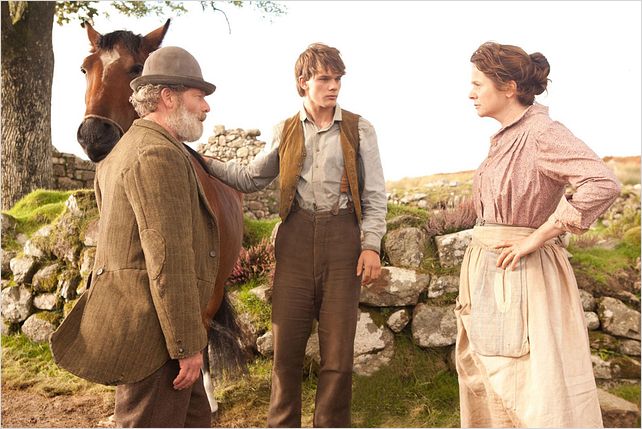 War Horse (Caballo de batalla) : Foto Emily Watson, Jeremy Irvine, Peter Mullan, Steven Spielberg