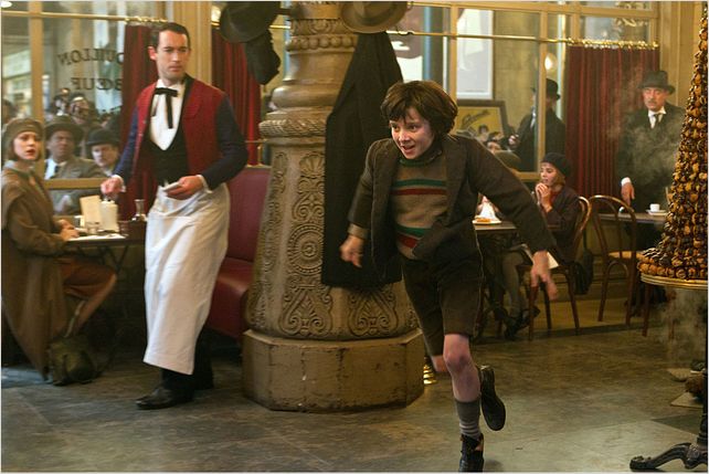 La invención de Hugo : foto Asa Butterfield, Martin Scorsese