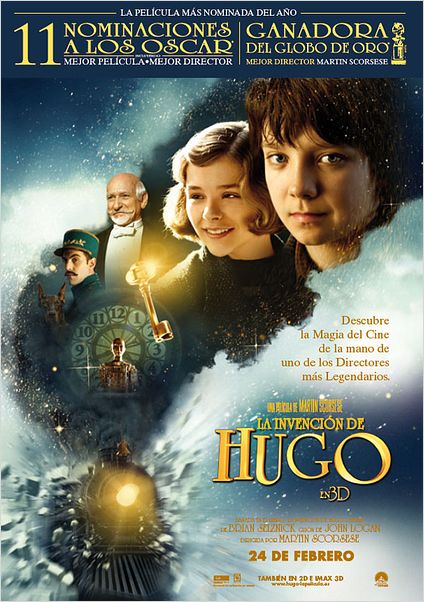 La invención de Hugo : cartel