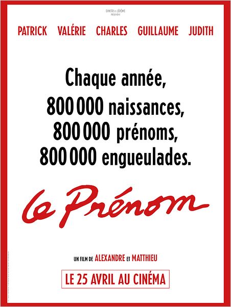 El nombre (Le prénom) : Cartel