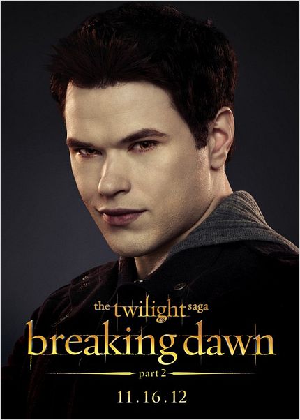 La saga Crepúsculo: Amanecer - Parte 2 : cartel Kellan Lutz
