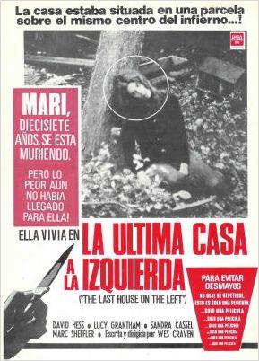 La última casa a la izquierda : Cartel