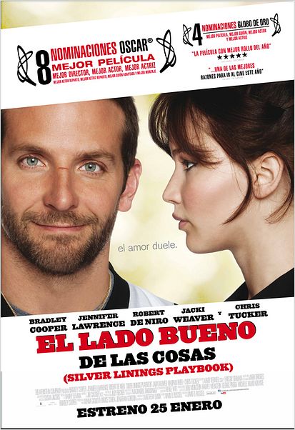 El lado bueno de las cosas (Silver Linings Playbook) : cartel